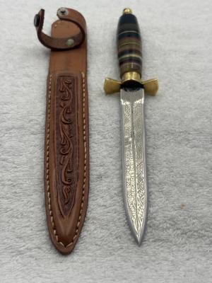 Beautiful Handmade Aaragon Family Sheath Knife From Oaxaca Mexico