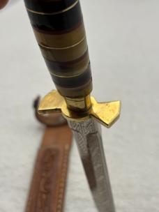 Beautiful Handmade Aaragon Family Sheath Knife From Oaxaca Mexico