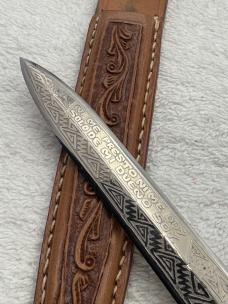 Beautiful Handmade Aaragon Family Sheath Knife From Oaxaca Mexico