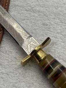 Beautiful Handmade Aaragon Family Sheath Knife From Oaxaca Mexico