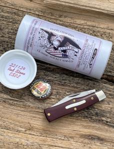 GEC TIDIOUTE ** 221124 RED STONE ESPL MAGNUM CLIP POINT
