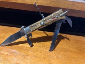 60s vintage Italian 5-blade stag Camper great condition