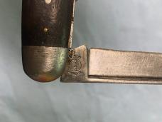 Vintage Remington UMC Two-Blade Pocket Knife – Wood Scales- Nickel silver acorn shield
