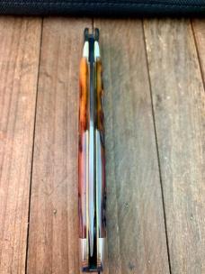 Schatt and Morgan Coke Bottle Hunter Brown Worm Grove Bone File and Wire Series 1999 D.O.