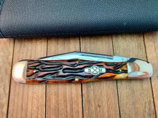 Schatt and Morgan Coke Bottle Hunter Brown Worm Grove Bone File and Wire Series 1999 D.O.