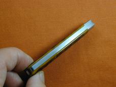 Great Eastern Cutlery GEC Antique Autumn Jigged Bone Boys Badge Knife NIT Made in USA 152125STL