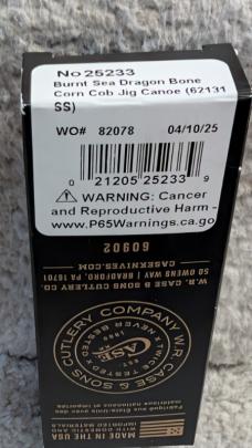 Case XX 2025 Sea Dragon Canoe SMKW SFO