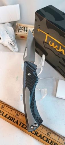 Behold! The Demi-Grail! Tuch Automatic knives Klick A Unique Dual-Action Folding Knife 