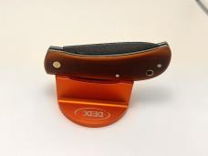 JEFF PEARCE CUSTOM WESTING HOUSE LINEN MICARTA VEGAS FORGE STAINLESS DAMASCUS SOD BUSTER