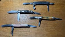 Pocket Knife Lot of 4 Utica, Imperial, Boker, & Queen