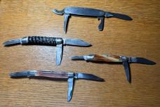 Pocket Knife Lot of 4 Utica, Imperial, Boker, & Queen