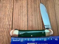 Fight N Rooster Frank Buster 1 Blade Canoe Green Acrylic D.O. 