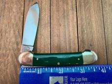 Fight N Rooster Frank Buster 1 Blade Canoe Green Acrylic D.O. 