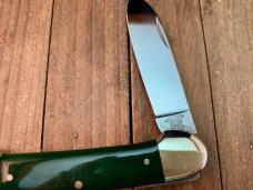 Fight N Rooster Frank Buster 1 Blade Canoe Green Acrylic D.O. 