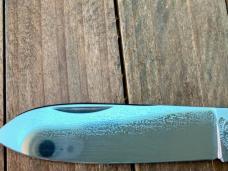 Fight N Rooster Frank Buster 1 Blade Canoe Green Acrylic D.O. 