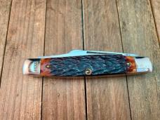 Schrade Walden Wostenholm Sheffield England Stockman Brown Jigged Bone D.O. 