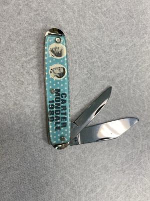 Vintage Carter Mondale 1980 Campaign Pocket Knife 2 Blade USA 5
