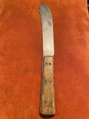Antique WYETH Butcher Knife -double Shear Steel Early 1900s 5