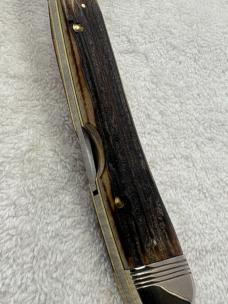 Winchester Trademark W15 1950 Stag 1 Blade Lockback Made In USA In 1989 New In Box