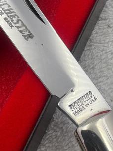 Winchester Trademark W15 1950 Stag 1 Blade Lockback Made In USA In 1989 New In Box