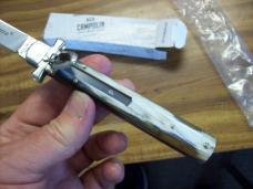 A.G.A. Campolin Italian 9" Dominus Brazilian Beautiful Honey Horn  Swedgey Blade UNUSED W/Orig. Box