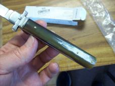 A.G.A. Campolin Italian 9" Dominus Brazilian Beautiful Honey Horn  Swedgey Blade UNUSED W/Orig. Box