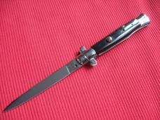 Vintage Italian Button Open Button Close 9 Inch Wasp Body Stiletto Switchblade Knife                