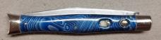 Schrade Cut Co 4" Fishtail with Blue and Silver Pearl Scales
