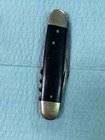 Vintage Champagne Knife - Black Celluloid, Nickel Silver Bolsters, Corkscrew