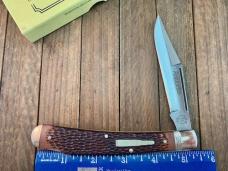 Remington Guide Banana Trapper Lockback R1253 Brown Jigged Delrin Saber Ground 1992 D.O. 