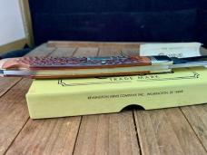 Remington Guide Banana Trapper Lockback R1253 Brown Jigged Delrin Saber Ground 1992 D.O. 
