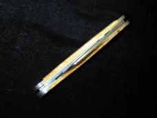 Titusville Cutlery Golden Maple Burl Wood Rooster Comb Farmer Knife Rare 1 of 10 COA USA Made 2025