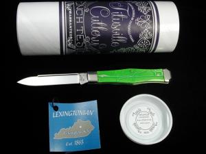 Titusville Cutlery Portal Fluid Acrylic Lexingtonian Coffin Jack Knife Rare 1 of 13 COA USA Made