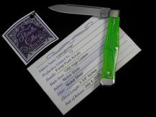 Titusville Cutlery Portal Fluid Acrylic Lexingtonian Coffin Jack Knife Rare 1 of 13 COA USA Made