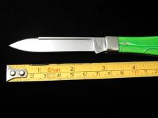 Titusville Cutlery Portal Fluid Acrylic Lexingtonian Coffin Jack Knife Rare 1 of 13 COA USA Made