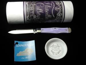 Titusville Cutlery Magic Potion Acrylic Lexingtonian Coffin Jack Knife Rare 1 of 7 COA USA Made