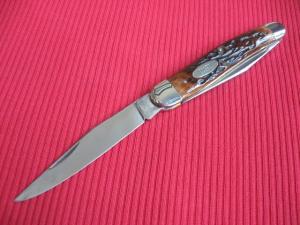Vintage Italian Pickbone Knife GESCO Two Blade quotPremier K5 ITALYquot Pick Bone - Old Stock