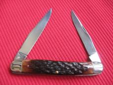 Vintage Italian Pickbone Knife GESCO Two Blade "Premier K5 ITALY" Pick Bone - Old Stock!