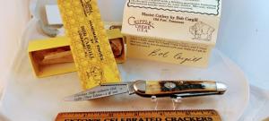 Bob Cargill 1986 Cripple Creek Stag Whittler 1 of 100 Beautiful Stag Handles