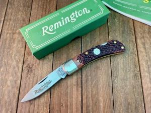 Remington Gentleman’s Lockback  R5 Brown Jigged Delrin D.O. 