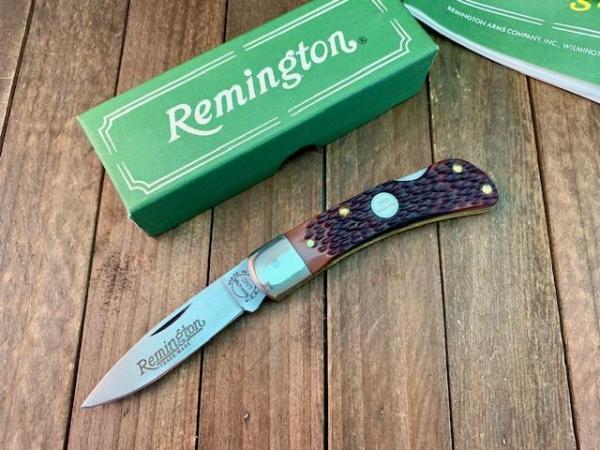 Remington Gentleman’s Lockback R5 Brown Jigged Delrin D.O. Remington Gentleman’s Lockback R5 Brown Jigged Delrin D.O.