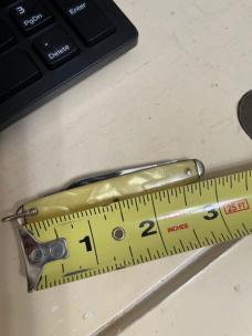 K-19 Keen  Kutter pen cracked ice celluloid with file 