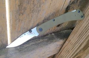Buck 110 Slim Pro TRX Folding Knife OD Green G-10 Handle S30V Blade - New