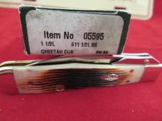 Case XX 2005 Caramel  Bone Cheetah Cub Pattern # 611 1/2 SS