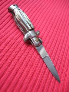 Unique Vintage Italian Mini Keychain Picklock STILETTO Switchblade Knife.