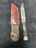 Vintage 1940'S WWII Wade & Butcher Fighting Knife w/ Original Sheath – 9 1/4"