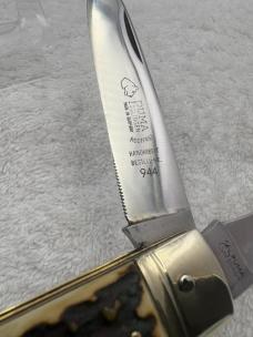 Puma Vintage Antique Cork Screw And 2 Blade Lockback Sportsman Knife (#75)