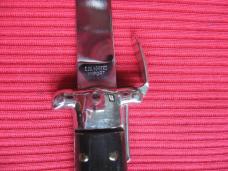 Vintage Italian Unique Horn Trap Door OTF Switchblade Knife 