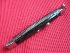 Vintage Italian Unique Horn Trap Door OTF Switchblade Knife 