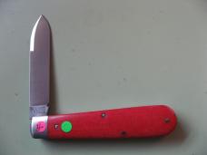 GREAT EASTERN TIDIOUTE 152125 BOYS BADGE KNIFE RED LINEN MICARTA